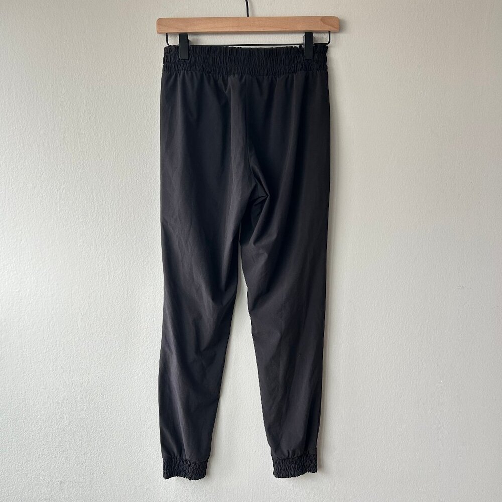 Athleta Jogger Pants Women 0 Black Elastic Waist Ankle - Picture 4 of 8
